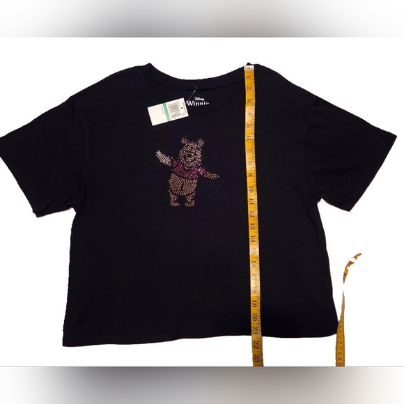 NWT Disney Juniors Winnie the Pooh Rhinstone Cotton Tee L - Picture 9 of 11